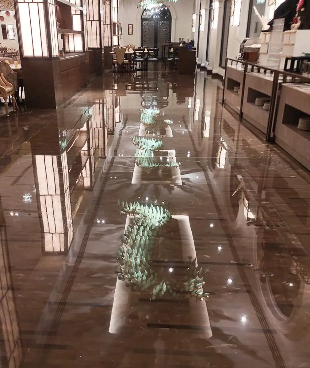 Floor after restoration