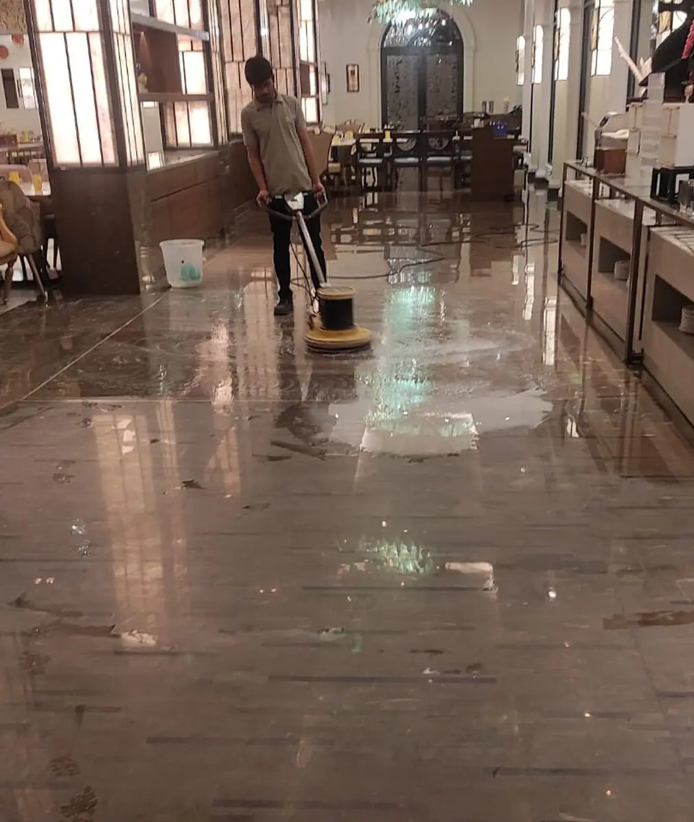 Floor before restoration
