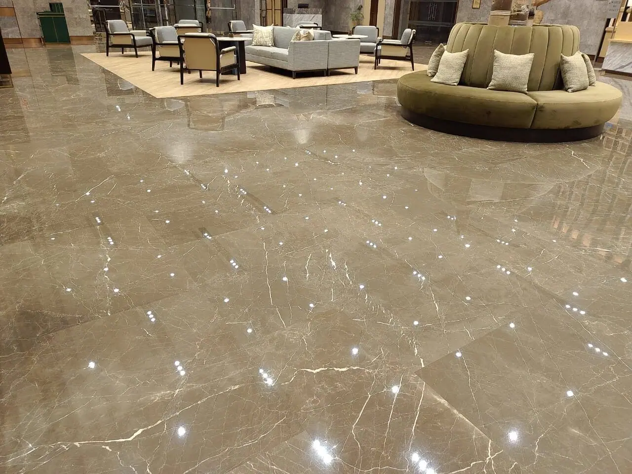 Hotel Lounge, Brown Marble