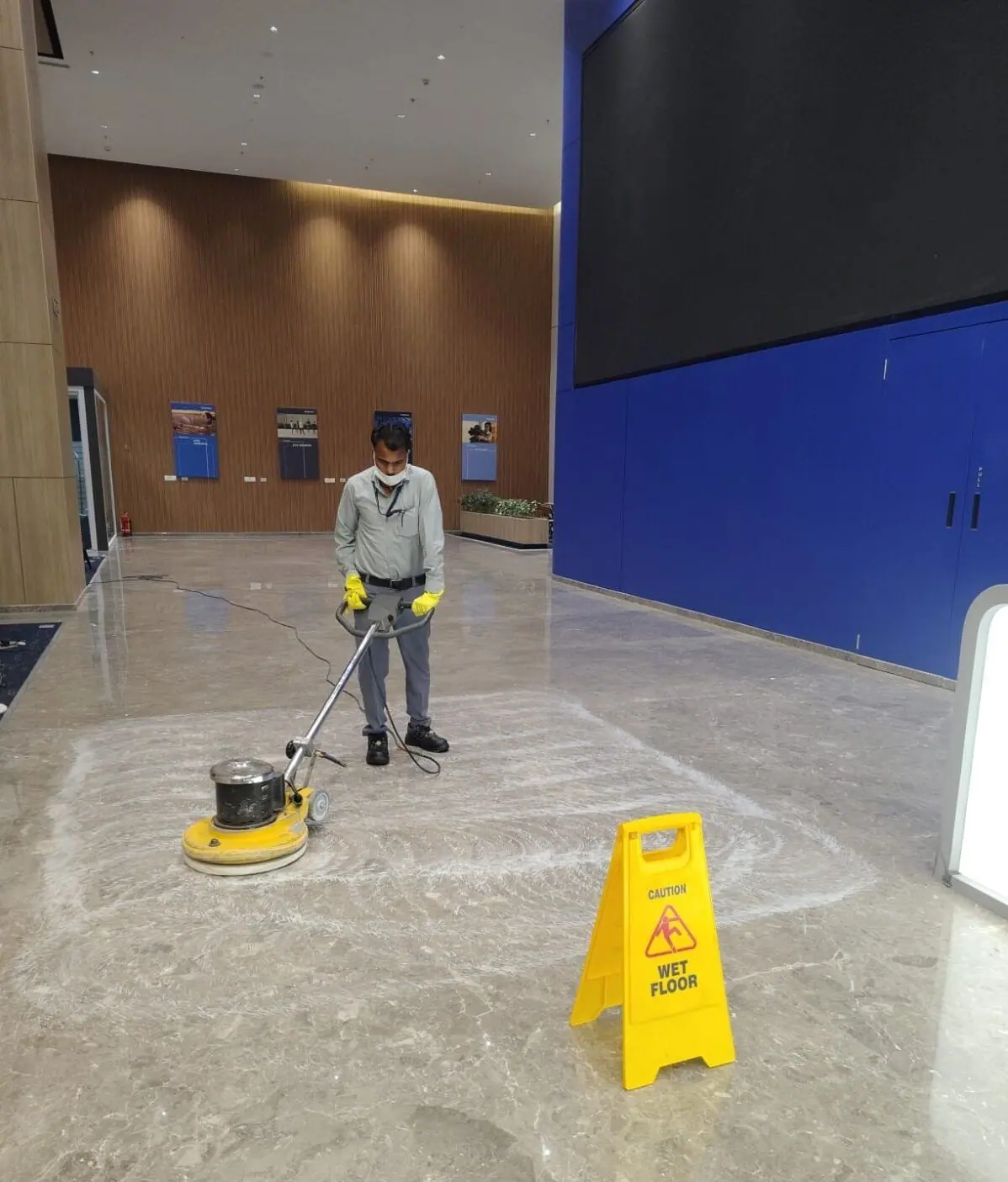 Diamond Polishing, On-Site Restoration