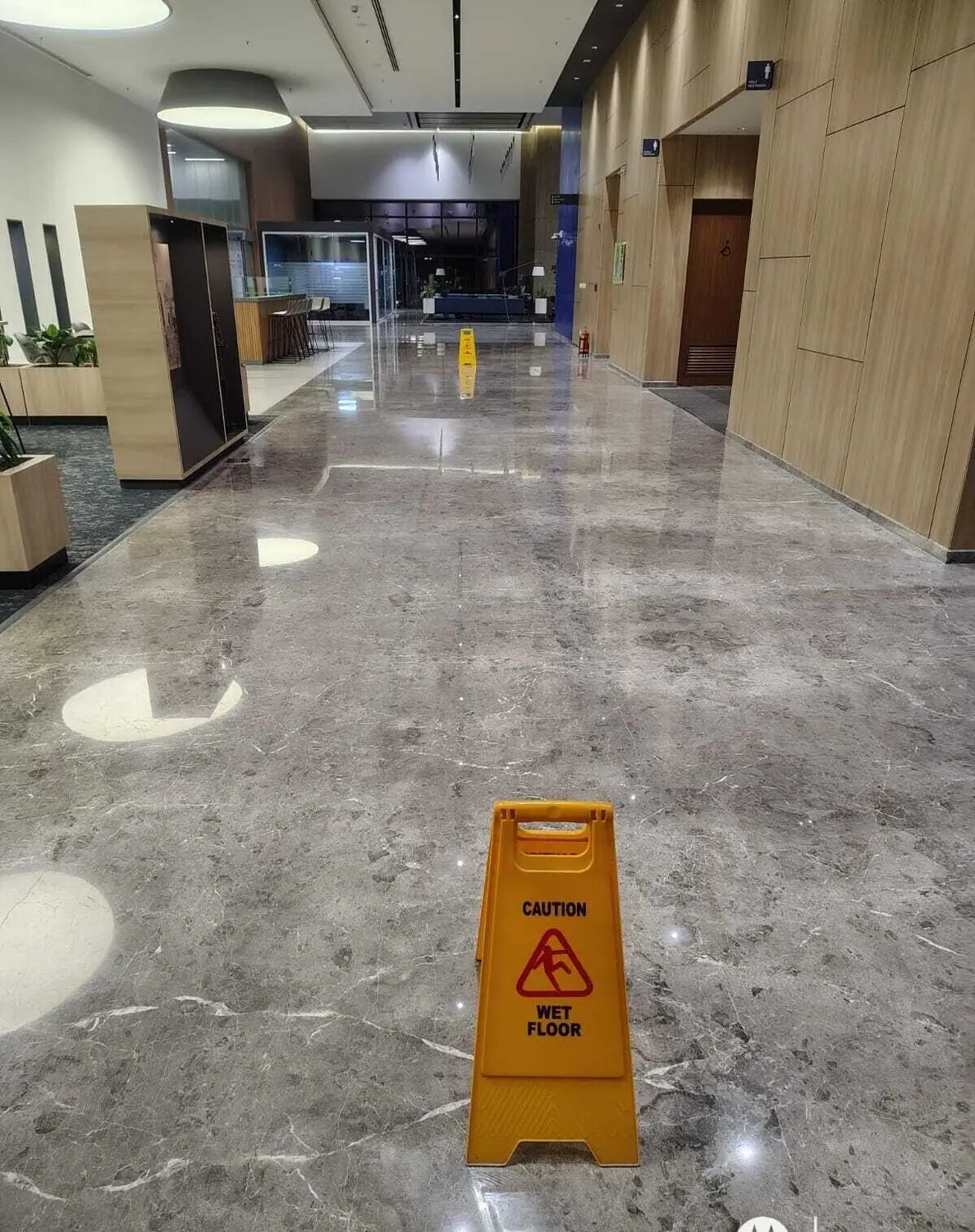 Corporate Lobby, Grey Marble