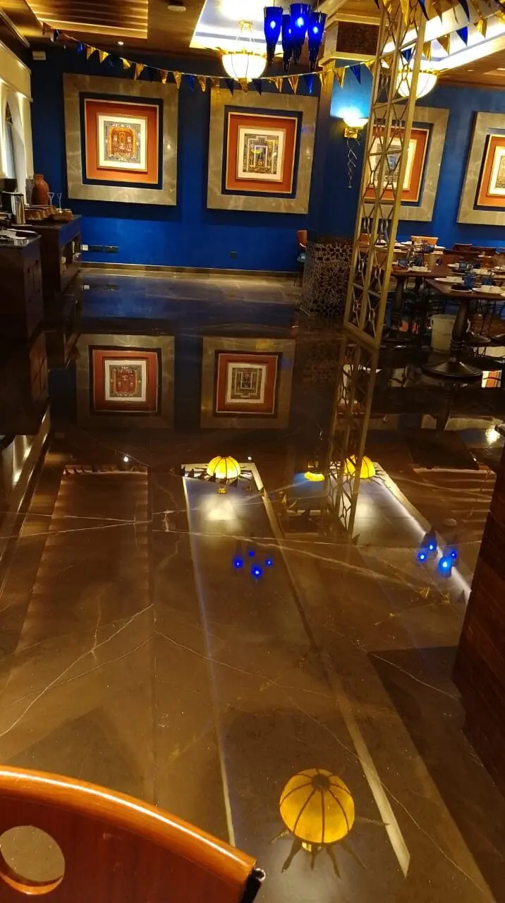 Specialty Restaurant, Brown Marble