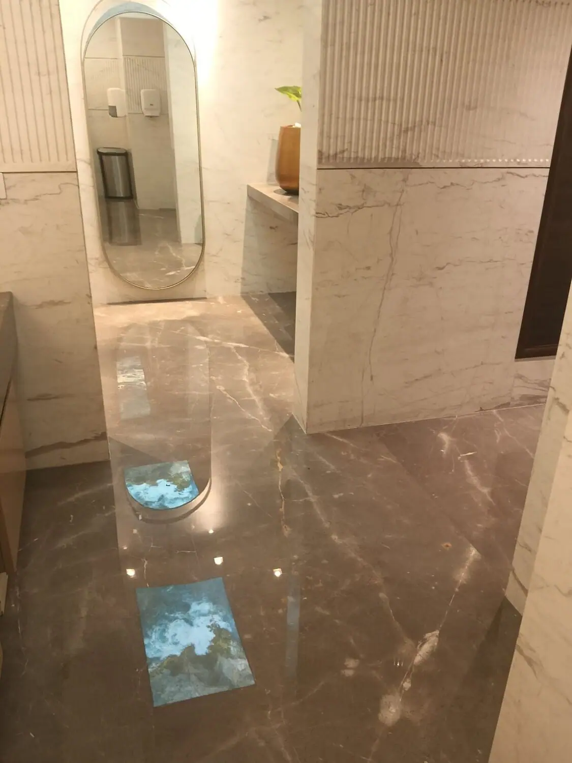 Hotel Washroom, Marble