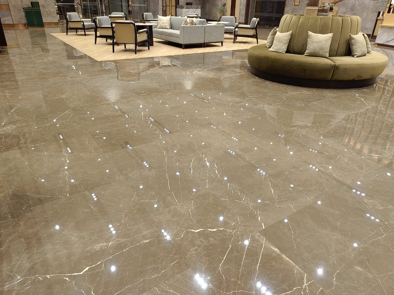 Hotel Lounge, Brown Marble
